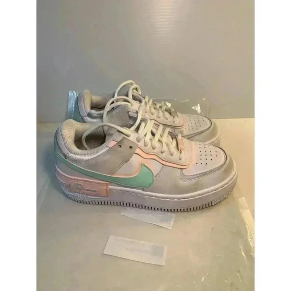 .821 Nike Womens Air Force 1 Shadow White-US 7 Womens - Picture 1 of 5